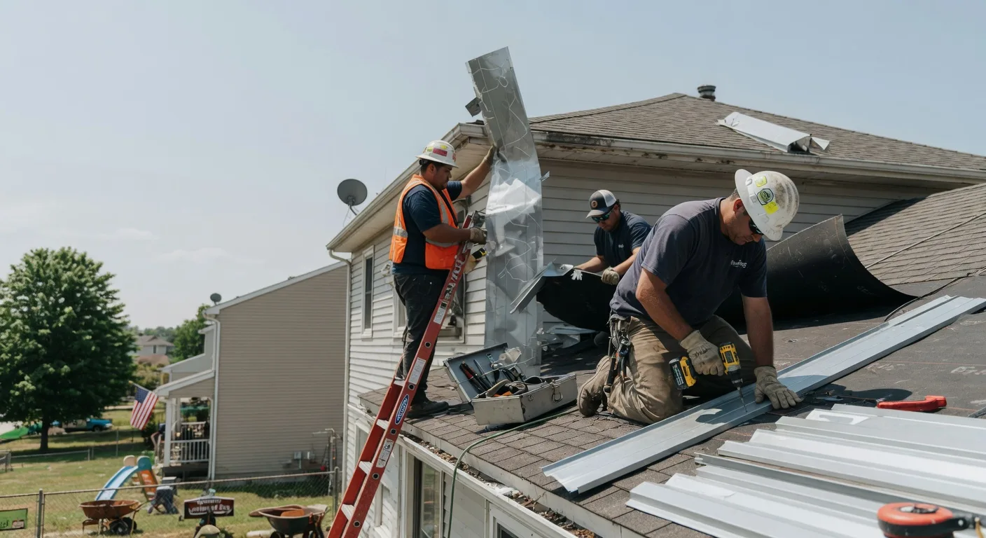 Storm Damage Metal Roof Repair in Bonnieville, KY